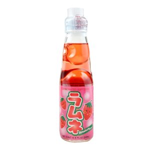 Bautura carbogazoasa cu capsuni (Ramune) Hatakosen 200ml