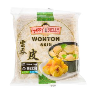 Foi wonton (11x11cm) HAPPY BELLY 300g