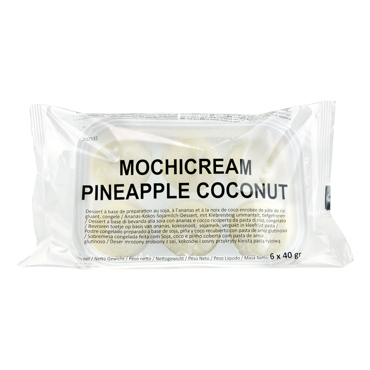 Mochi Cream Ananas & Cocos FOODEX (6x40g) 240g