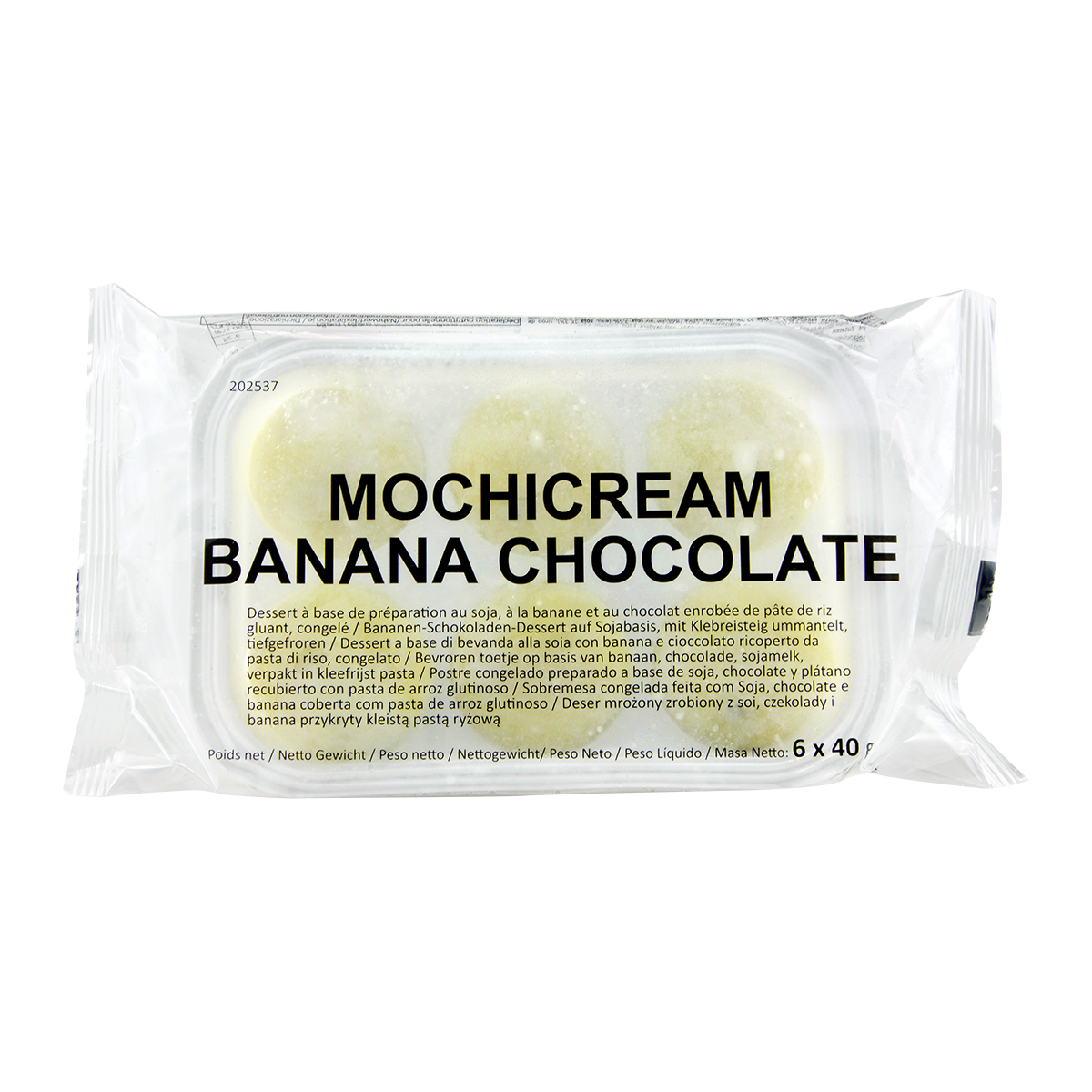 Mochi Cream Ciocolata & Banana FOODEX (6x40g) 240g