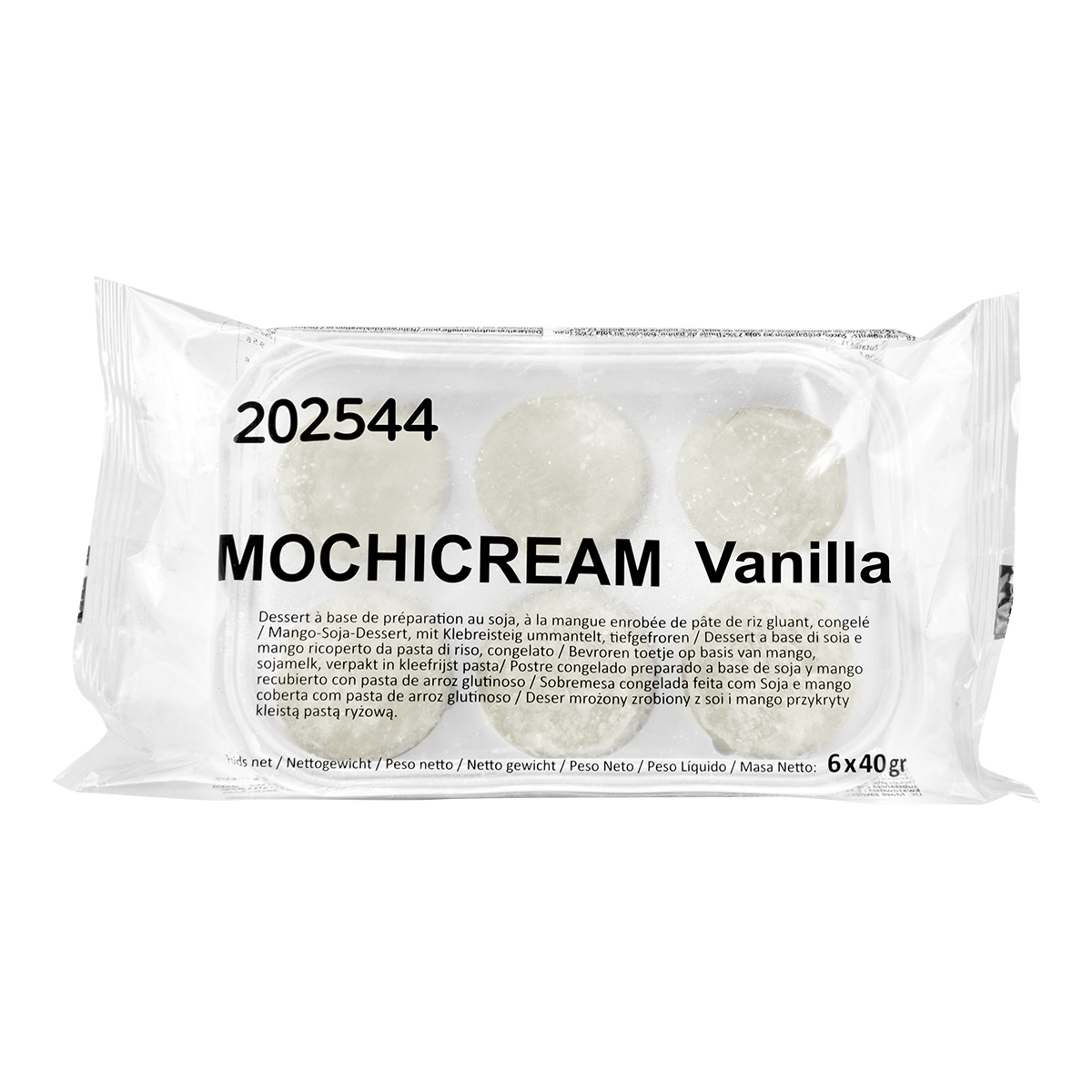 Mochi Cream Vanilie FOODEX (6x40g) 240g