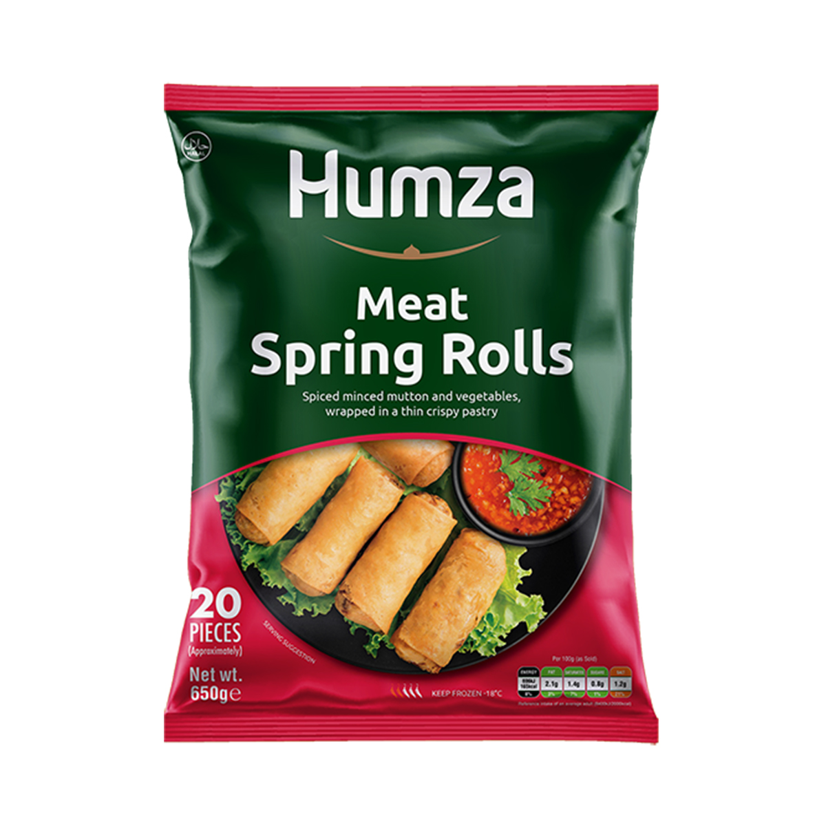 Roll cu carne de oaie Humza (20 buc) 650g