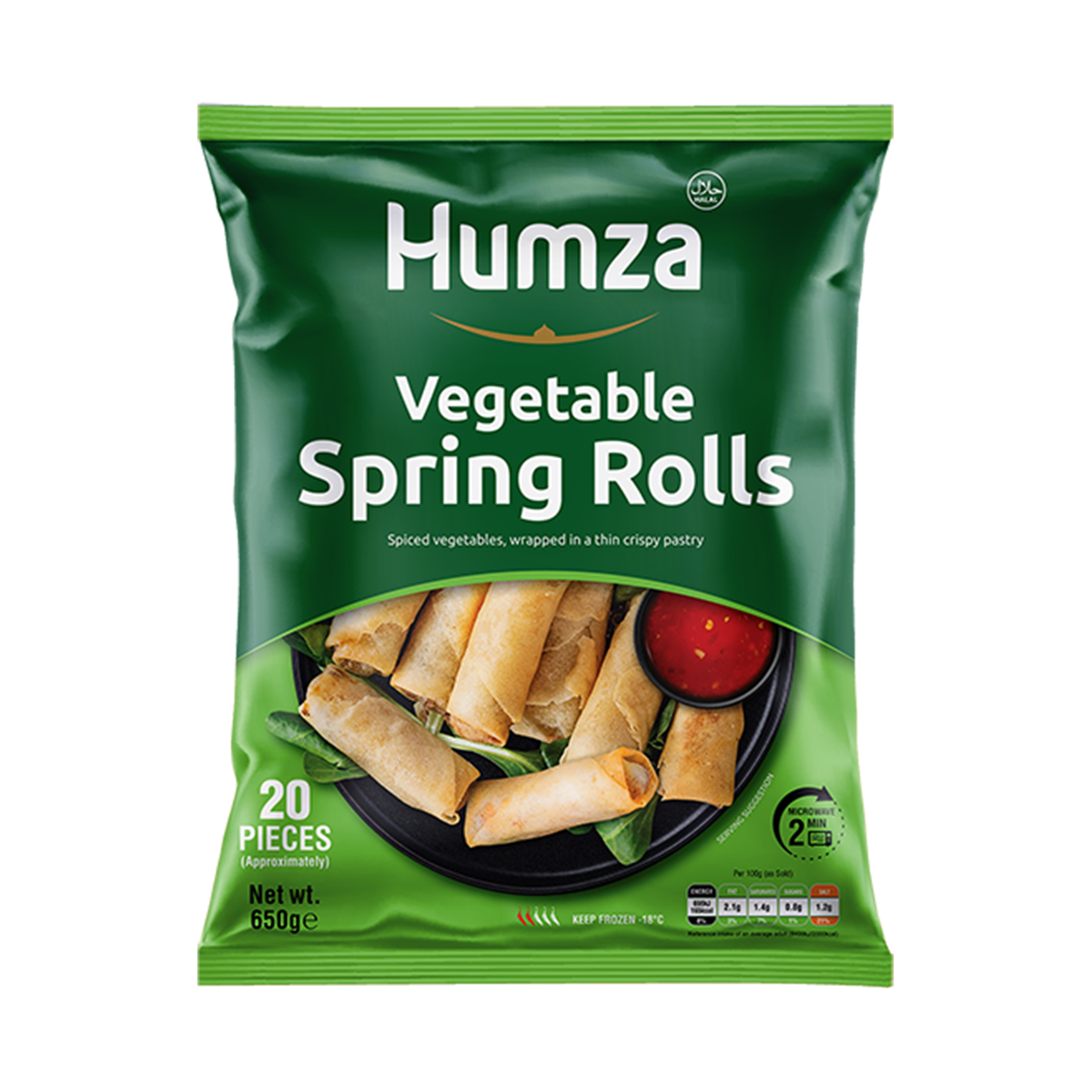 Roll vegetal Humza (20 buc) 650g