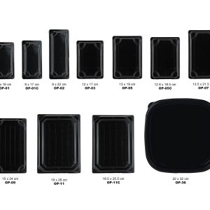 Alternative view of Tava sushi cu capac 19x26cm (50buc)