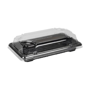 Tava sushi cu capac 9x16cm (50buc)